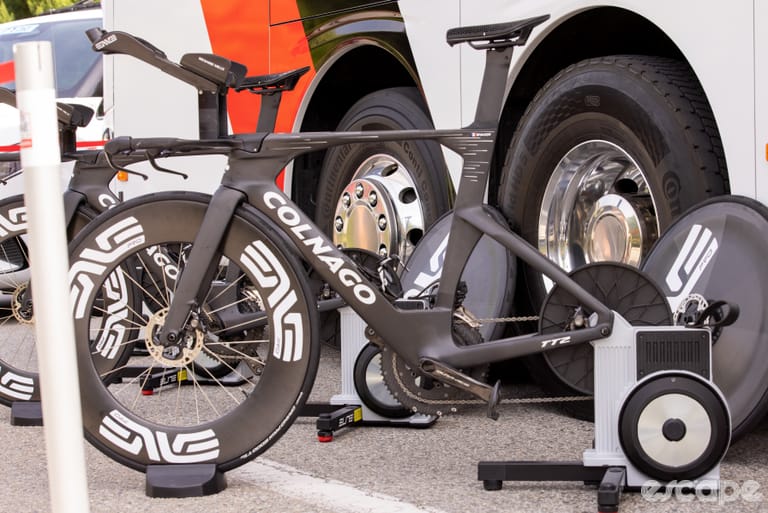 Colnago targets simplicity and weight savings with its new time trial bike. 